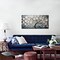 Canvas Wall Art – White Tree of Life Flowers, 30"x60", Modern Bedroom & Living Room Decor, Ready to Hang